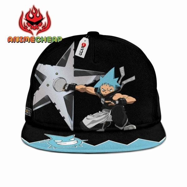 Black Star Snapback Hat Custom Soul Eater Anime Hat for Otaku 1