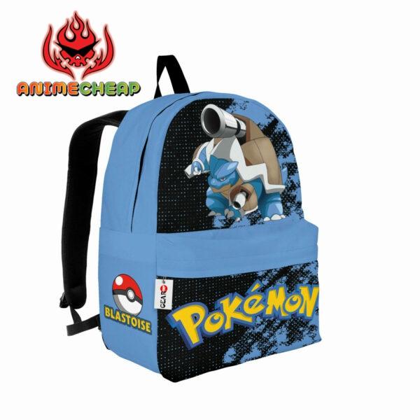 Blastoise Backpack Custom Anime Pokemon Bag Gifts for Otaku 2