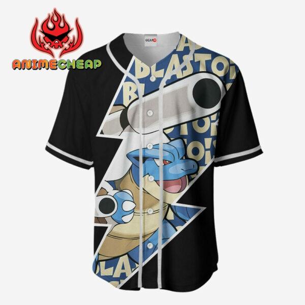 Blastoise Jersey Shirt Custom Pokemon Anime Merch Clothes for Otaku 2