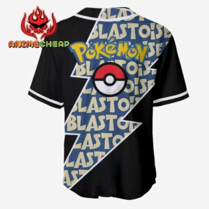 Blastoise Jersey Shirt Custom Pokemon Anime Merch Clothes for Otaku 5