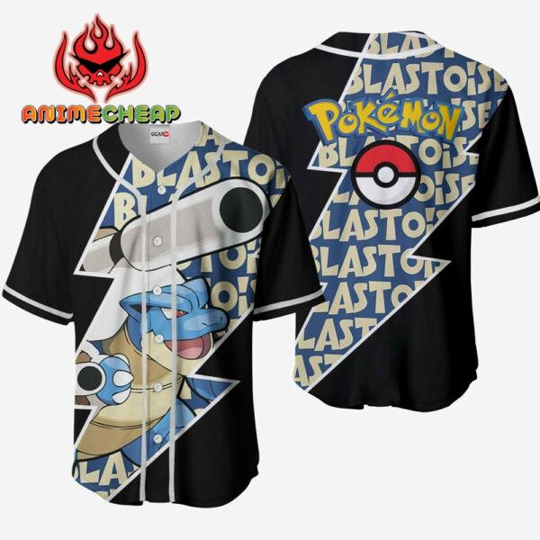 Blastoise Jersey Shirt Custom Pokemon Anime Merch Clothes for Otaku 1