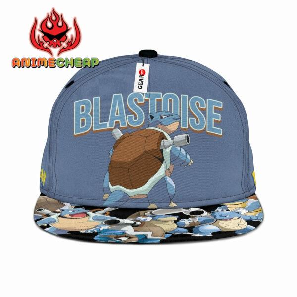 Blastoise Snapback Hat Custom Pokemon Anime Hat Gifts for Otaku 1