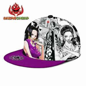 Boa Hancock Snapback Hat Custom One Piece Anime Hat Mix Manga 6