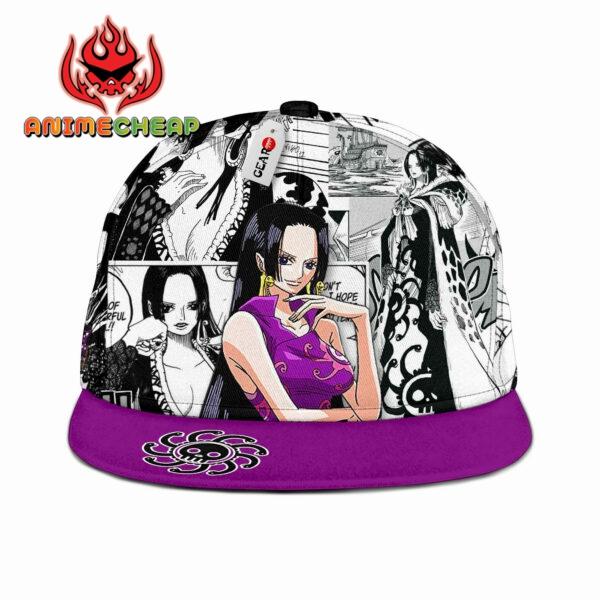 Boa Hancock Snapback Hat Custom One Piece Anime Hat Mix Manga 1