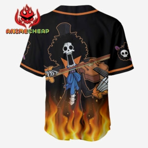 Brook Jersey Shirt Custom OP Anime Merch Clothes 5
