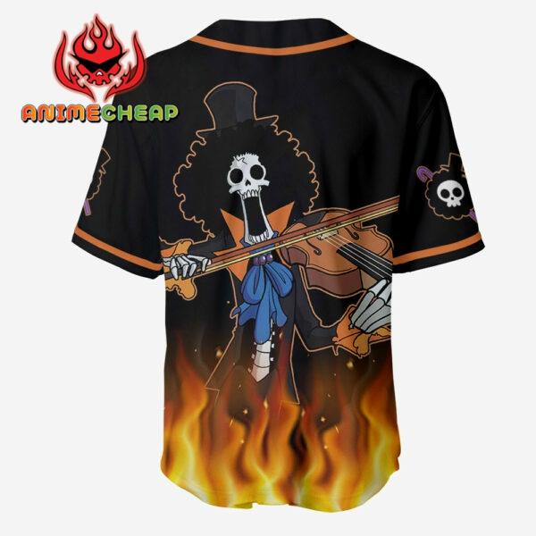 Brook Jersey Shirt Custom OP Anime Merch Clothes 3