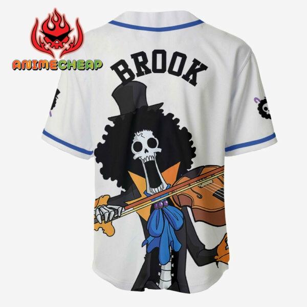 Brook Jersey Shirt One Piece Custom Anime Merch Clothes for Otaku 3
