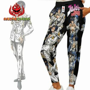 Bruno Bucciarati Sweatpants Custom Anime JJBAs Jogger Pants Merch 5