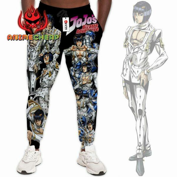 Bruno Bucciarati Sweatpants Custom Anime JJBAs Jogger Pants Merch 1