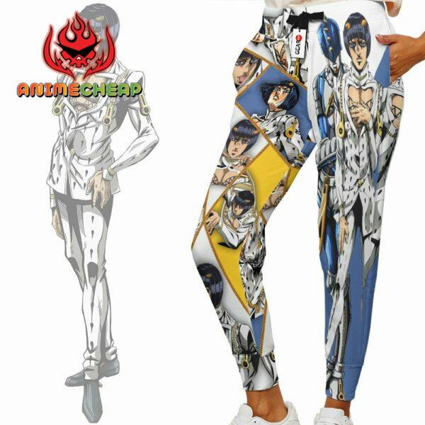 Bruno Bucciarati Sweatpants Custom Anime JJBAs Joggers Merch 2