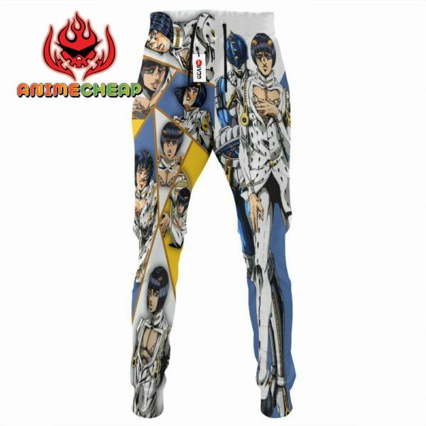 Bruno Bucciarati Sweatpants Custom Anime JJBAs Joggers Merch 3