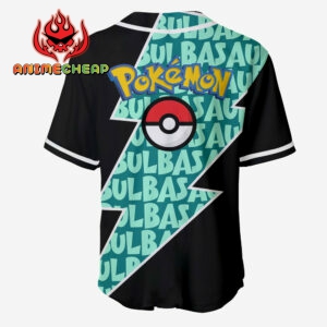 Bulbasaur Jersey Shirt Custom Pokemon Anime Merch Clothes for Otaku 5