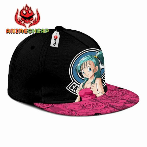 Bulma Cap Hat Custom Anime Dragon Ball Snapback 3