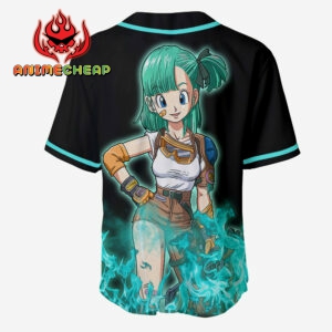 Bulma Jersey Shirt Custom Dragon Ball Anime Merch Clothes 5