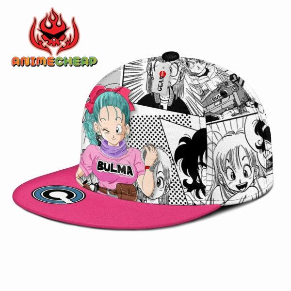 Bulma Snapback Hat Custom Dragon Ball Anime Hat Mix Manga 3