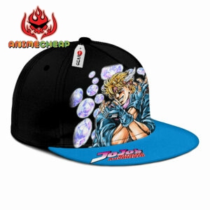 Caesar Anthonio Zeppeli Snapback Hat Custom JJBA Anime Hat for Otaku 5