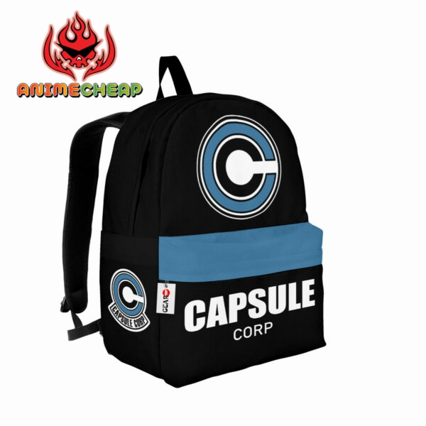 Capsule Corp Backpack Custom Dragon Ball Anime Bag Gift Idea for Otaku 2
