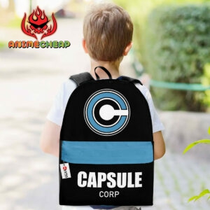 Capsule Corp Backpack Custom Dragon Ball Anime Bag Gift Idea for Otaku 5