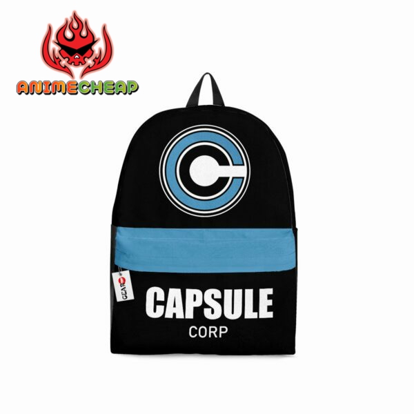 Capsule Corp Backpack Custom Dragon Ball Anime Bag Gift Idea for Otaku 1