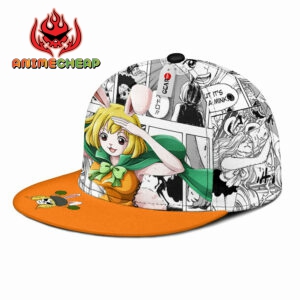 Carrot Snapback Hat Custom One Piece Anime Hat Mix Manga 6