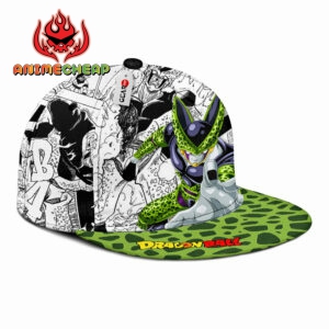 Cell Snapback Hat Custom Dragon Ball Anime Hat Mix Manga 5