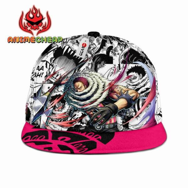 Charlotte Katakuri Snapback Hat Custom One Piece Anime Hat Mix Manga 1