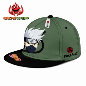 Cool Kakashi Snapback Hat Custom NRT Anime Hat 5