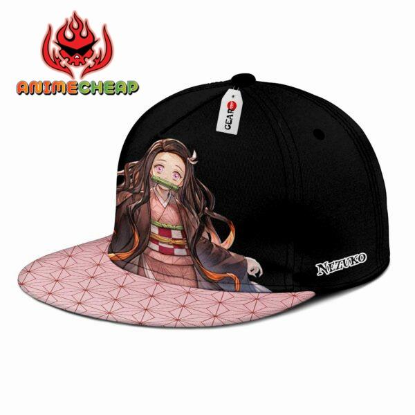 Cute Nezuko Cap Hat Anime Kimetsu Snapback 2