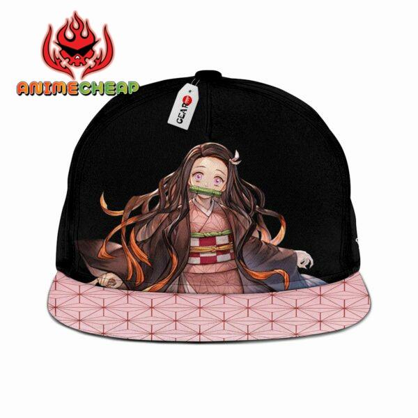 Cute Nezuko Cap Hat Anime Kimetsu Snapback 1