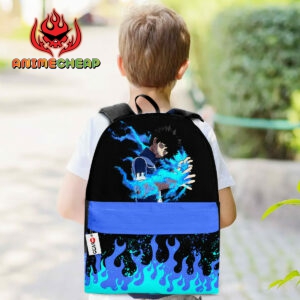 Dabi Blueflame Backpack Custom My Hero Academia Anime Bag for Otaku 5