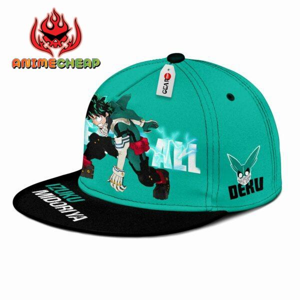 Deku Hat Cap One For All My Hero Academia Anime Snapback Hat 2