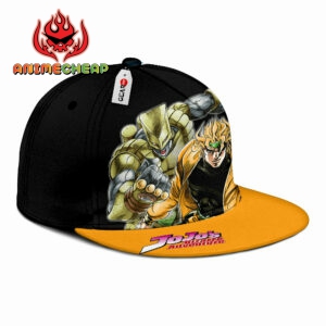 Dio Brando Snapback Hat Custom JJBA Anime Hat for Otaku 5