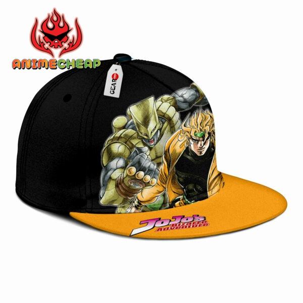 Dio Brando Snapback Hat Custom JJBA Anime Hat for Otaku 2