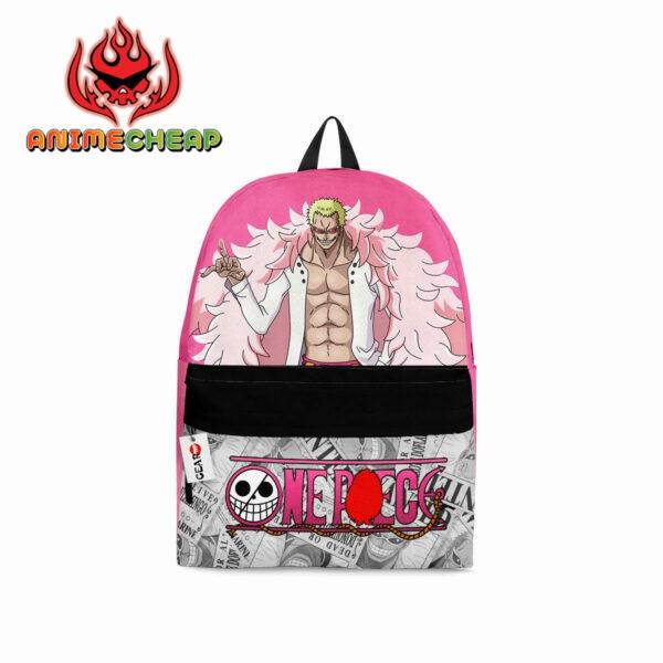 Donquixote Doflamingo Backpack Custom OP Anime Bag for Otaku 1