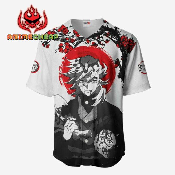 Douma Jersey Shirt Custom Kimetsu Anime Merch Clothes Japan Style 2