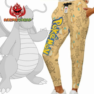 Dragonite Joggers Custom Anime Pokemon Sweatpants For Otaku 5