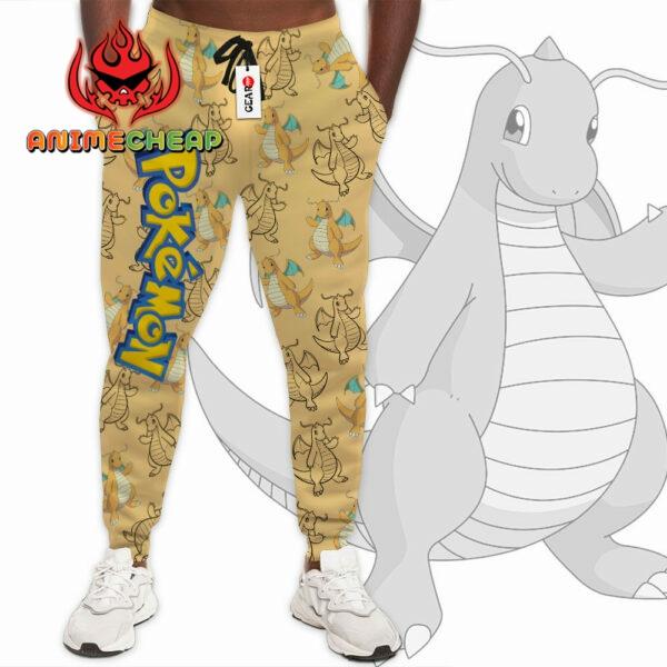 Dragonite Joggers Custom Anime Pokemon Sweatpants For Otaku 1