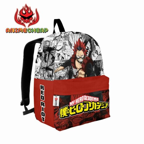 Eijirou Kirishima Backpack Custom My Hero Academia Anime Bag Manga Style 2
