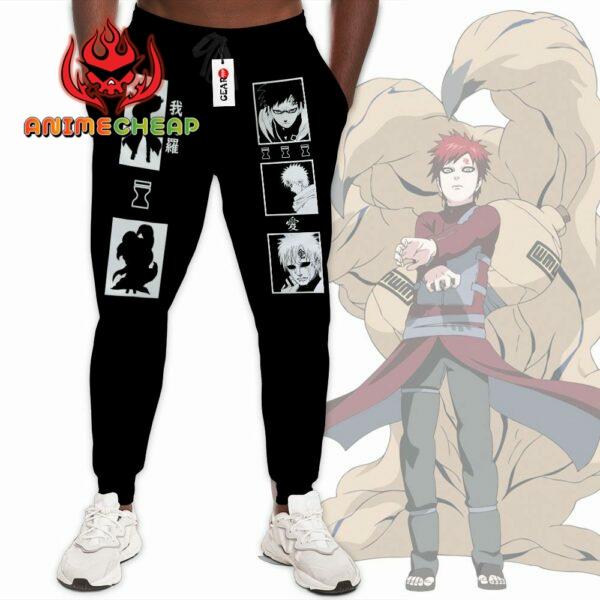 Gaara Jogger Pants Custom Anime NRT Sweatpants Merch 1