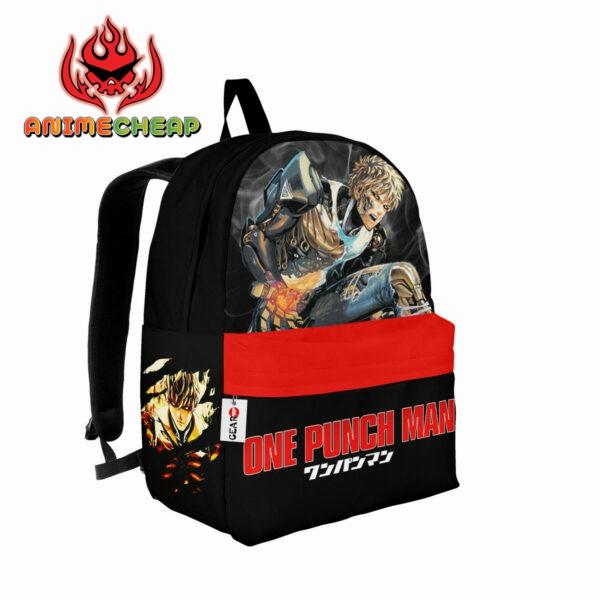 Genos Backpack Custom Anime OPM Bag Gifts for Otaku 2