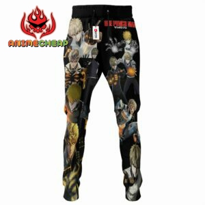 Genos Sweatpants Custom Anime OPM Jogger Pants Merch 6
