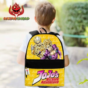 Giorno Giovanna Backpack Custom JJBA Anime Bag for Otaku 5
