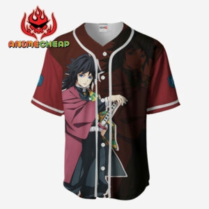 Giyu Tomioka Jersey Shirt Custom Kimetsu Anime Merch Clothes for Otaku 4