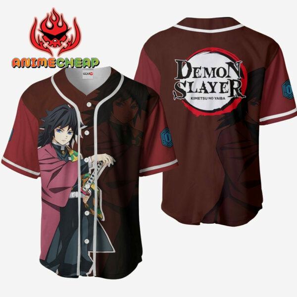 Giyu Tomioka Jersey Shirt Custom Kimetsu Anime Merch Clothes for Otaku 1