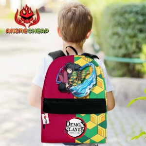 Giyuu Tomioka Backpack Custom Kimetsu Anime Bag 5