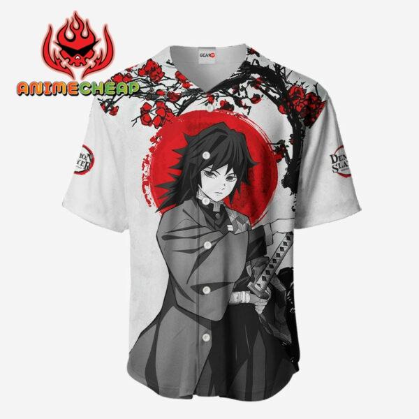 Giyuu Tomioka Jersey Shirt Custom Kimetsu Anime Merch Clothes Japan Style 2