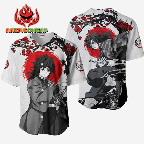 Giyuu Tomioka Jersey Shirt Custom Kimetsu Anime Merch Clothes Japan Style 1