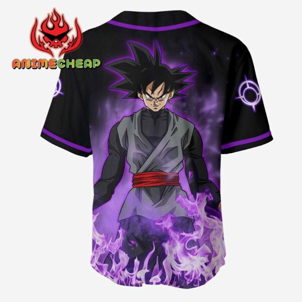 Goku Black Jersey Shirt Custom Dragon Ball Anime Merch Clothes 3
