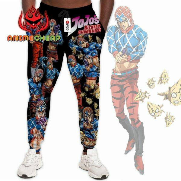 Guido Mista Sweatpants Custom Anime JJBAs Jogger Pants Merch 1