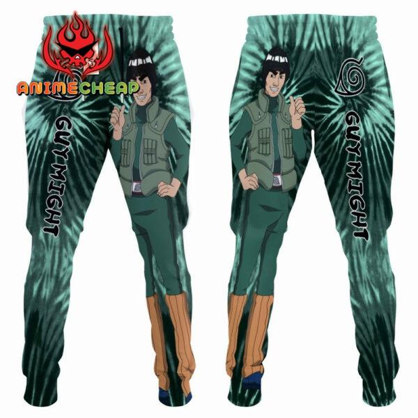 Guy Might Joggers Custom Anime Sweatpants Tie Dye Style Merch 3